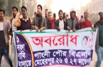 গাংনীতে বিএনপির মিছিল অনুষ্ঠিত