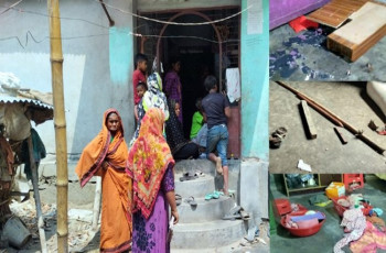 গাংনীতে প্রতিপক্ষের বাড়িতে হামলা-টাকা ও স্বর্ণালংকার লুটের অভিযোগ