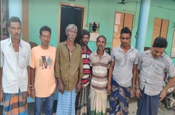 গাংনীতে ৭ জুয়াড়ী আটক