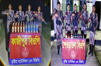 মেহেরপুরের দুই সীমান্তে ৮ লাখ টাকার মাদক উদ্ধার