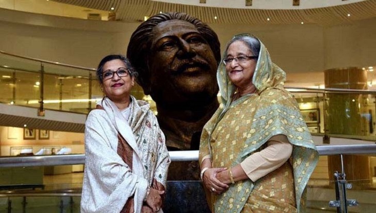 শেখ রেহানাকে নিয়ে দুদিনের সফরে টুঙ্গিপাড়ায় প্রধানমন্ত্রী