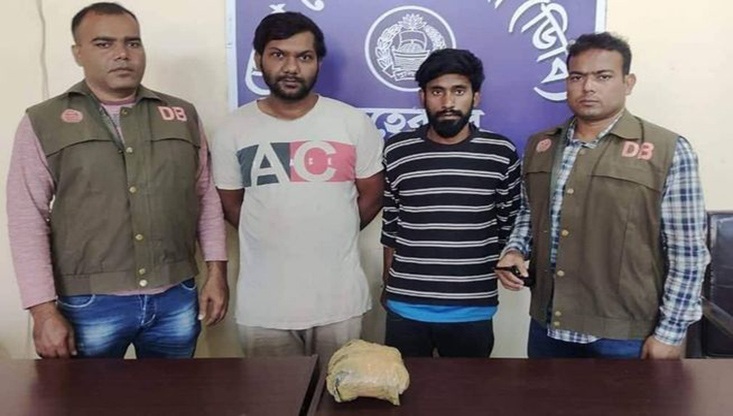 মেহেরপুরে গাঁজাসহ আটক ২