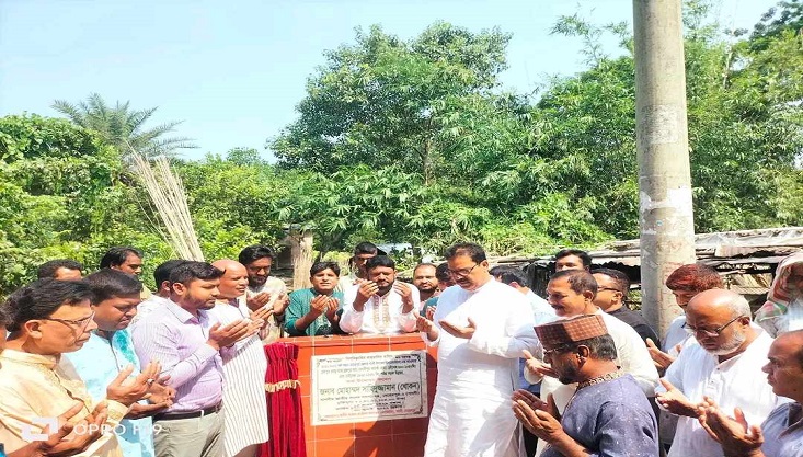 গাংনীতে তিনটি সড়ক উদ্বোধন