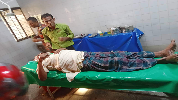 মেহেরপুরে মোটরসাইকেলের ধাক্কায় বৃদ্ধ আহত