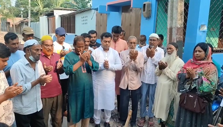 মেহেরপুরে রাস্তা সংস্কার কাজের উদ্বোধন