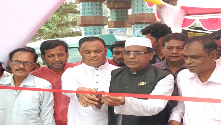 গাংনী ধানখোলা ইউনিয়ন পরিষদ মার্কেটের ভিত্তি প্রস্তর স্থাপনের উদ্বোধন